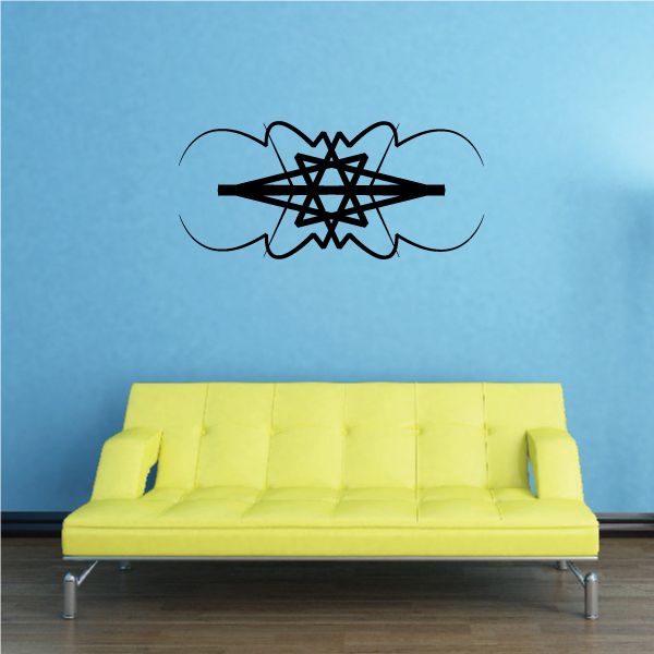 Tribal Pinstripe Wall Decal - Vinyl Decal - Car Decal - 587