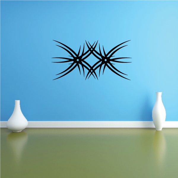 Tribal Pinstripe Wall Decal - Vinyl Decal - Car Decal - 588