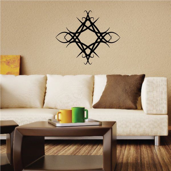 Tribal Pinstripe Wall Decal - Vinyl Decal - Car Decal - 591