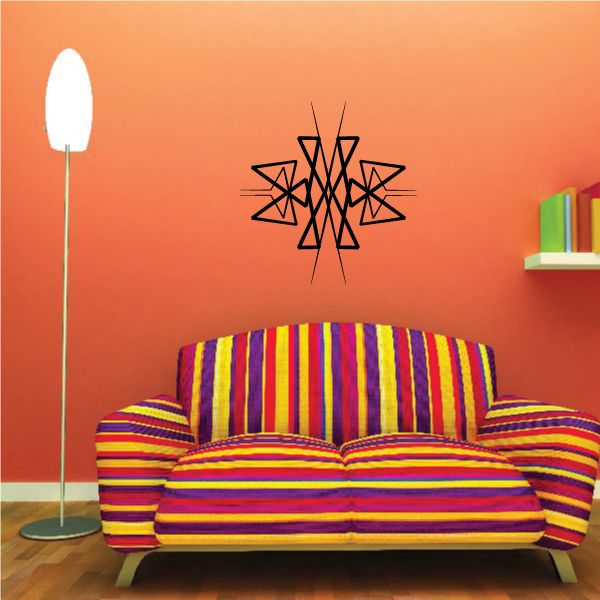 Tribal Pinstripe Wall Decal - Vinyl Decal - Car Decal - 593