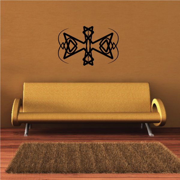 Tribal Pinstripe Wall Decal - Vinyl Decal - Car Decal - 596