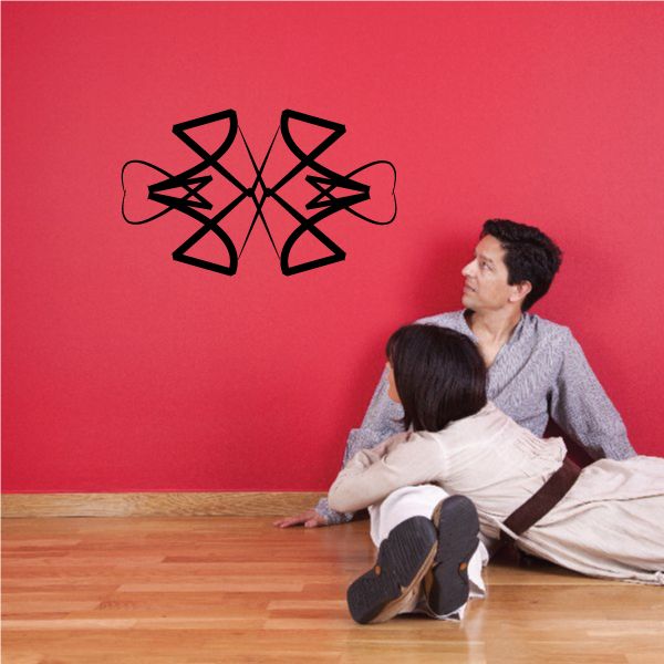 Tribal Pinstripe Wall Decal - Vinyl Decal - Car Decal - 597