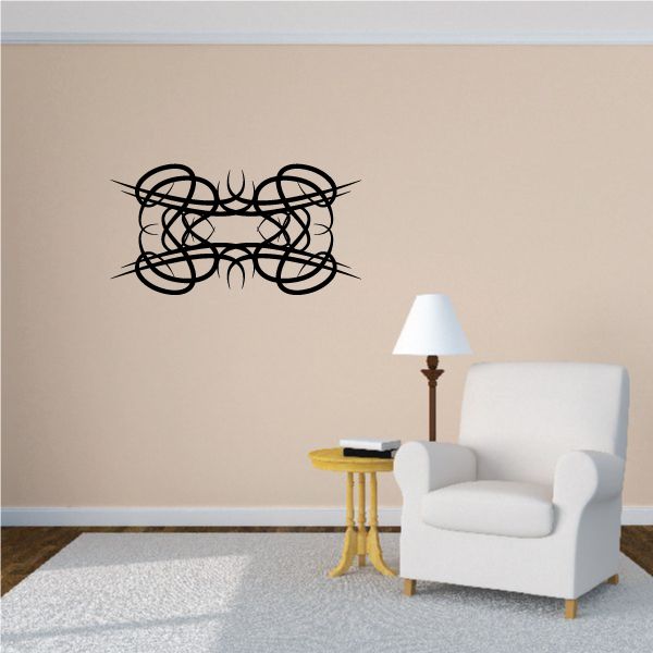 Tribal Pinstripe Wall Decal - Vinyl Decal - Car Decal - 606