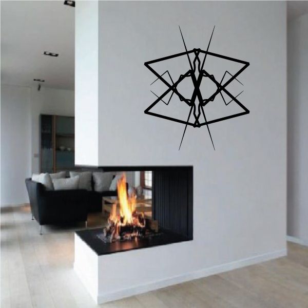 Tribal Pinstripe Wall Decal - Vinyl Decal - Car Decal - 608