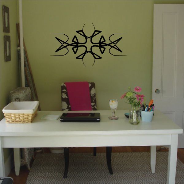 Tribal Pinstripe Wall Decal - Vinyl Decal - Car Decal - 609