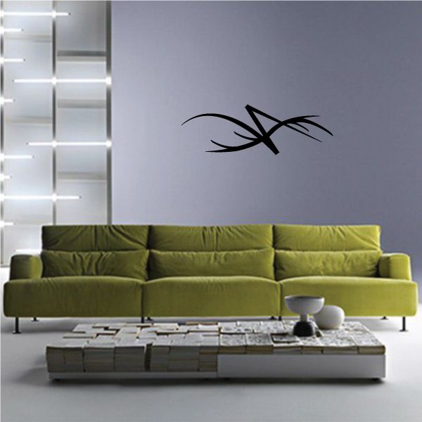 Tribal Pinstripe Wall Decal - Vinyl Decal - Car Decal - 611