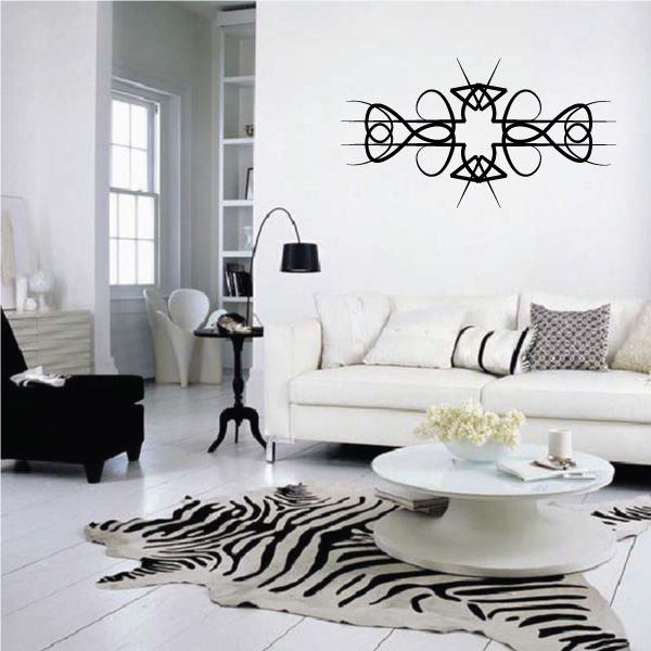 Tribal Pinstripe Wall Decal - Vinyl Decal - Car Decal - 613