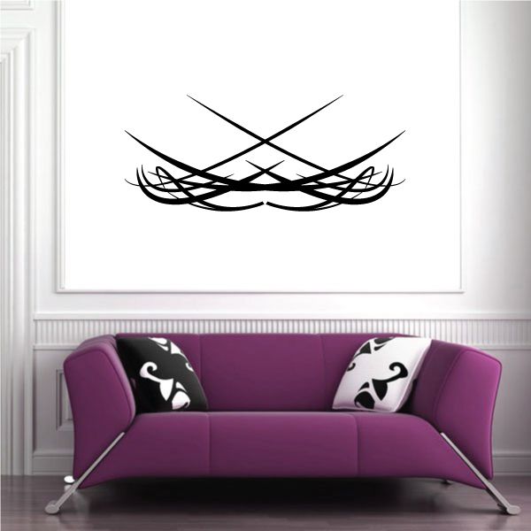 Tribal Pinstripe Wall Decal - Vinyl Decal - Car Decal - 628