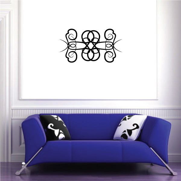 Tribal Pinstripe Wall Decal - Vinyl Decal - Car Decal - 631