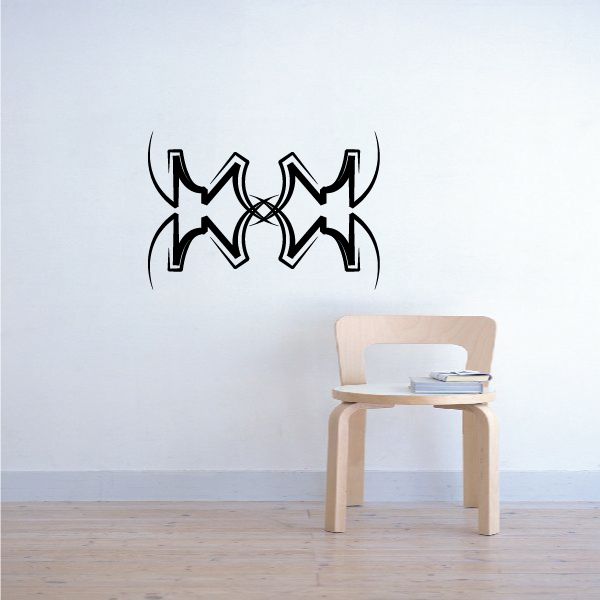 Tribal Pinstripe Wall Decal - Vinyl Decal - Car Decal - 637