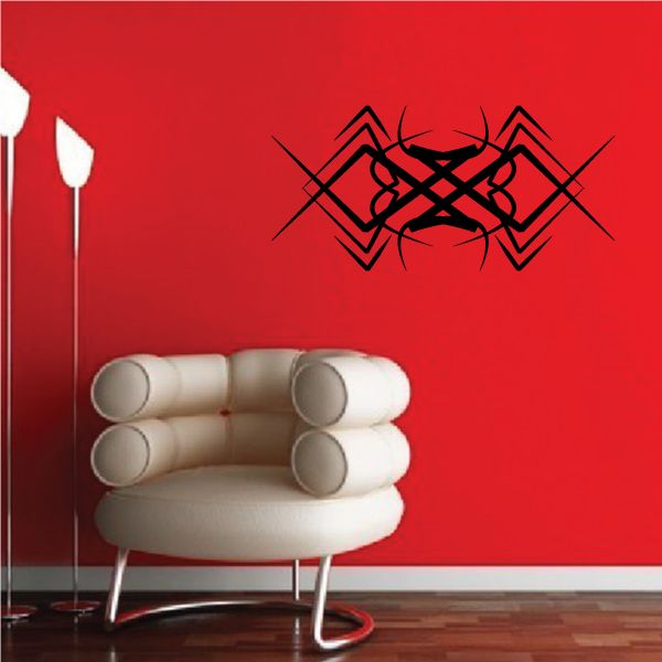 Tribal Pinstripe Wall Decal - Vinyl Decal - Car Decal - 638