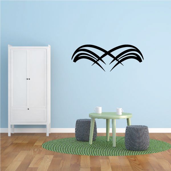 Tribal Pinstripe Wall Decal - Vinyl Decal - Car Decal - 648