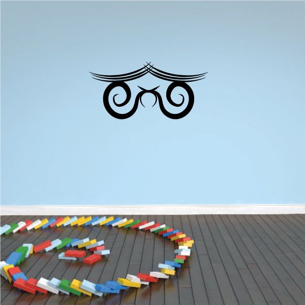 Tribal Pinstripe Wall Decal - Vinyl Decal - Car Decal - 653