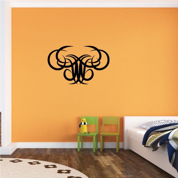 Tribal Pinstripe Wall Decal - Vinyl Decal - Car Decal - 656