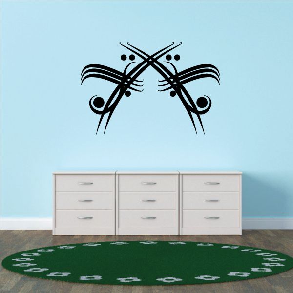 Tribal Pinstripe Wall Decal - Vinyl Decal - Car Decal - 664