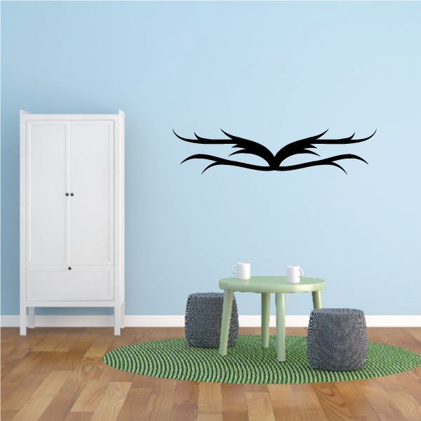 Tribal Pinstripe Wall Decal - Vinyl Decal - Car Decal - 666