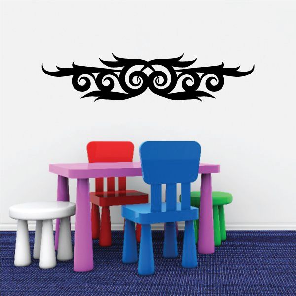 Tribal Pinstripe Wall Decal - Vinyl Decal - Car Decal - 675
