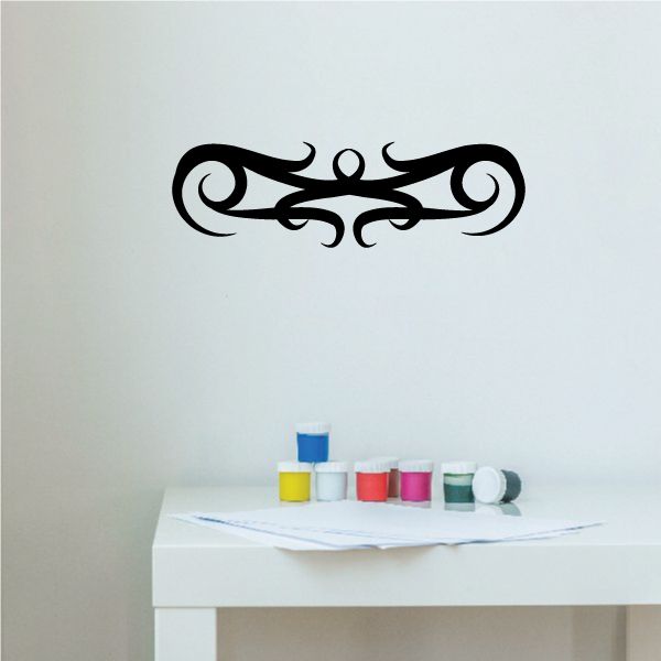 Tribal Pinstripe Wall Decal - Vinyl Decal - Car Decal - 676