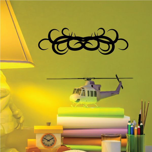 Tribal Pinstripe Wall Decal - Vinyl Decal - Car Decal - 677