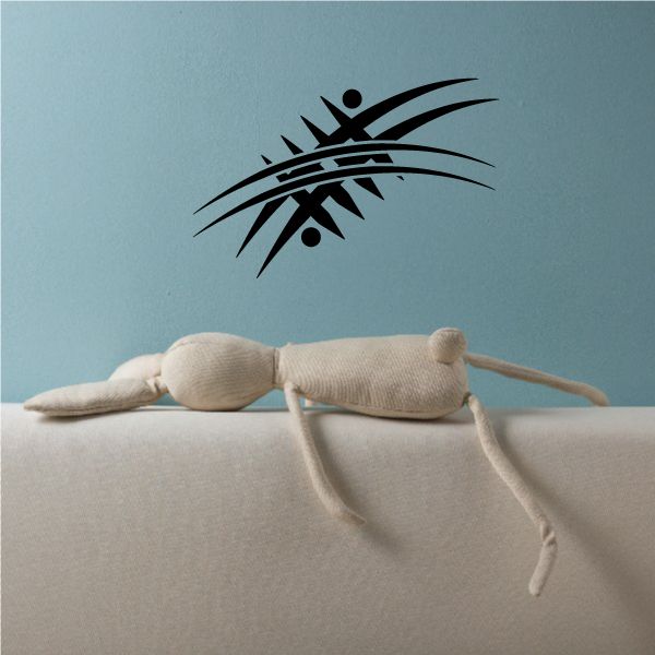 Tribal Pinstripe Wall Decal - Vinyl Decal - Car Decal - 684