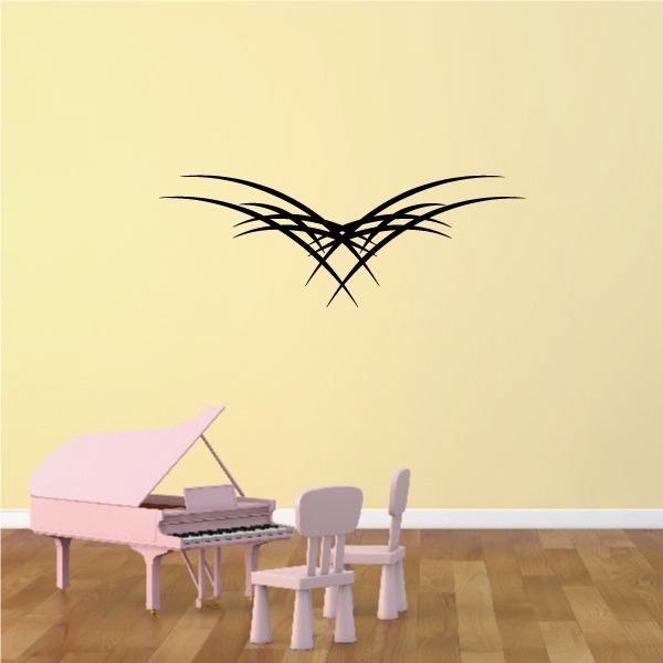 Tribal Pinstripe Wall Decal - Vinyl Decal - Car Decal - 685
