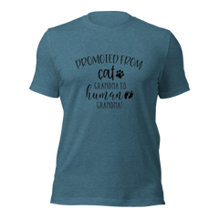 Promoted from Cat Grandma to Human Grandma T-Shirt