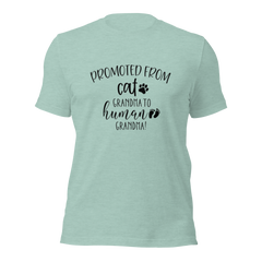 Promoted from Cat Grandma to Human Grandma T-Shirt
