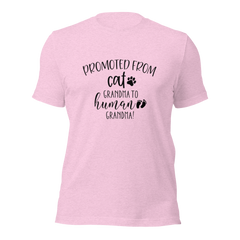 Promoted from Cat Grandma to Human Grandma T-Shirt