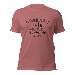 Promoted from Cat Grandma to Human Grandma T-Shirt
