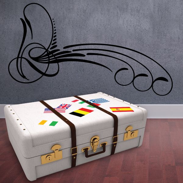 Vehicle Pinstripe Vinyl Decal - Car Decal - Wall Decal - MC336